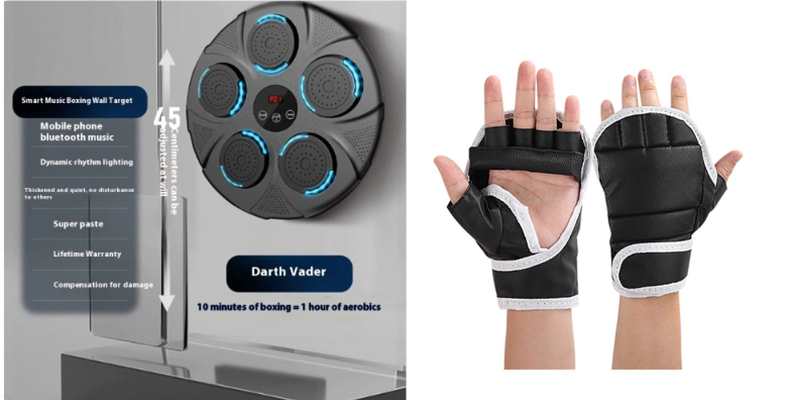 Home Fitness Intelligent Training Music Boxing Wall Target